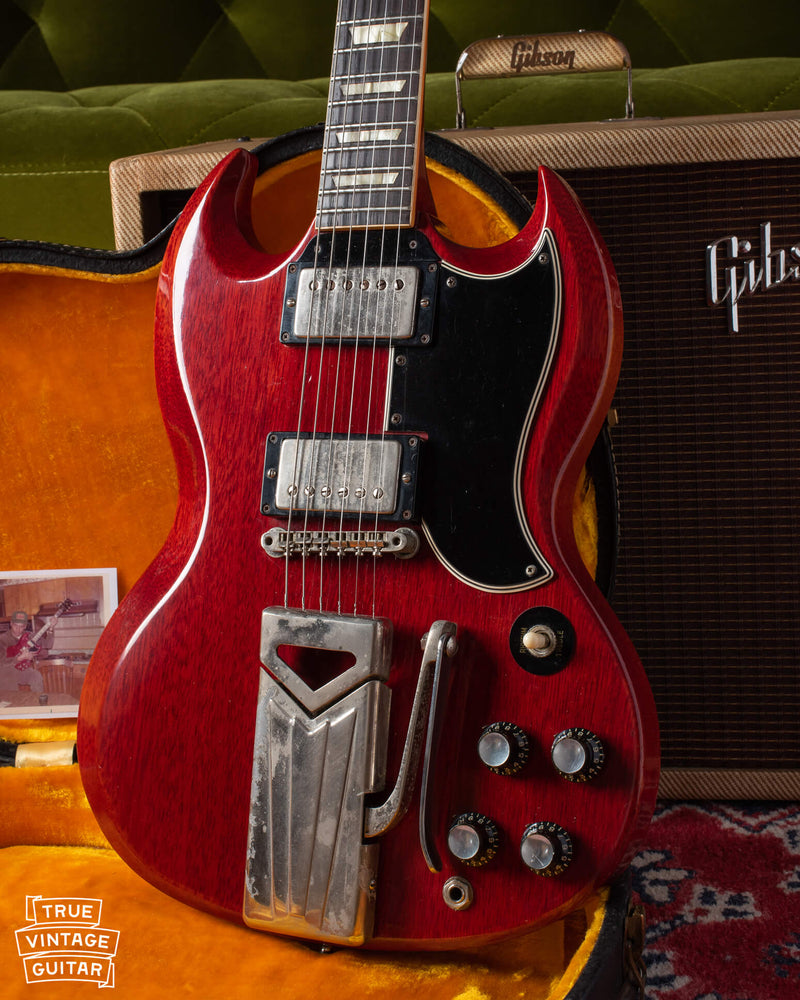 1961 Gibson Les Paul Standard with SG Body in Cherry Red finish