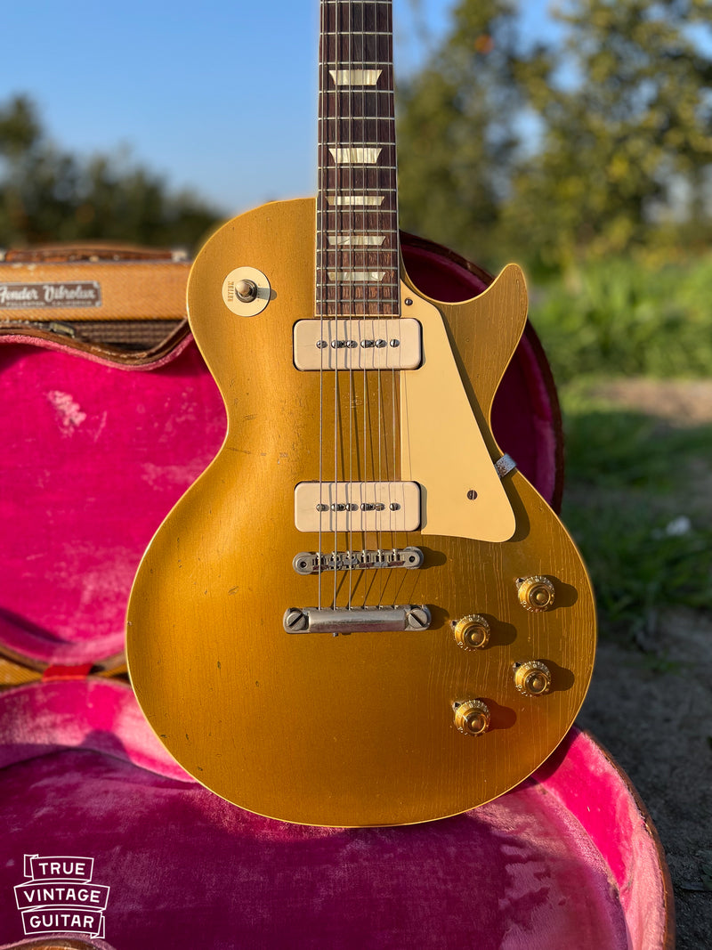 Gibson guitar collector buys 1956 Gibson Les Paul goldtop in California