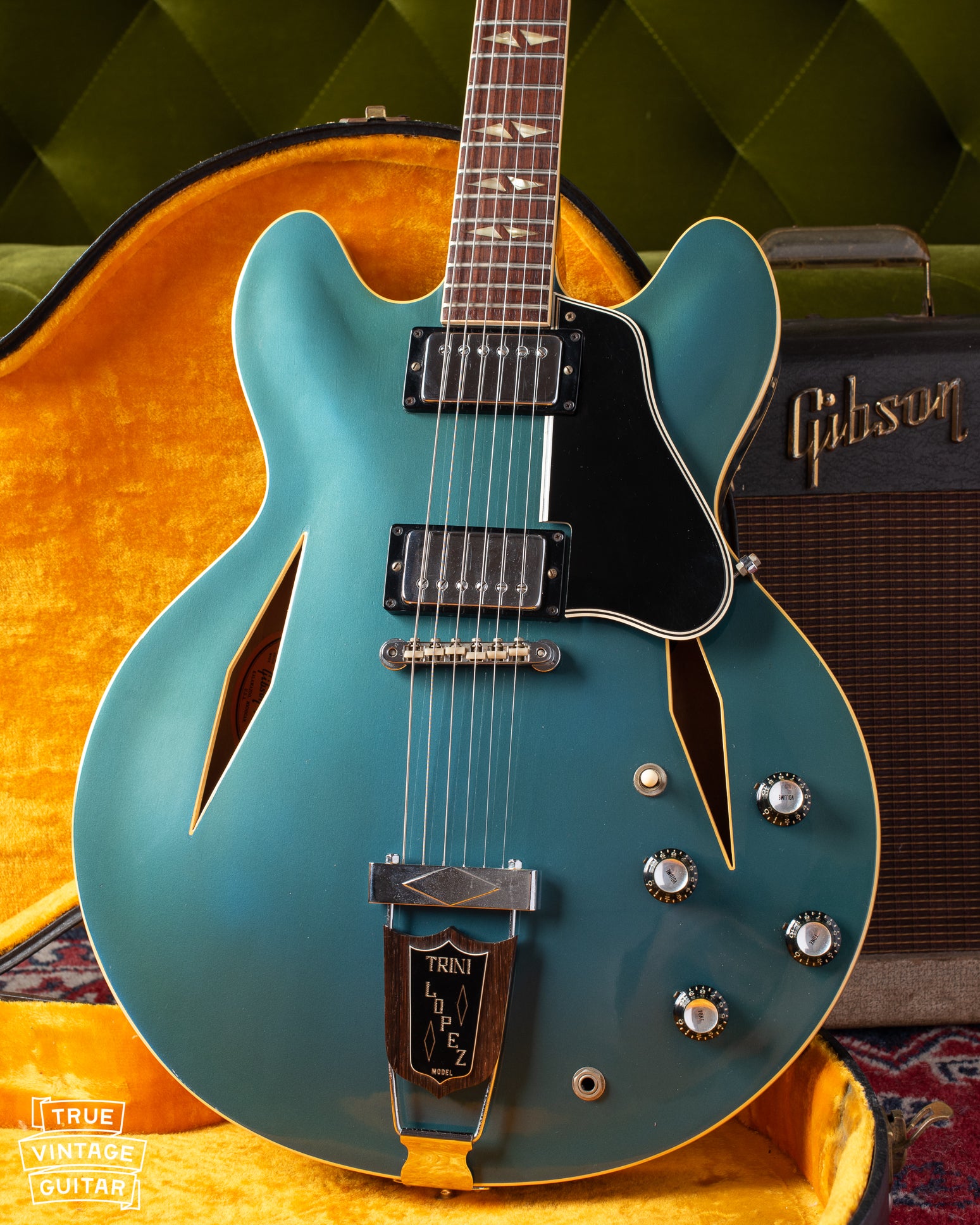 1966 Gibson Trini Lopez Standard guitar in Pelham Blue finish