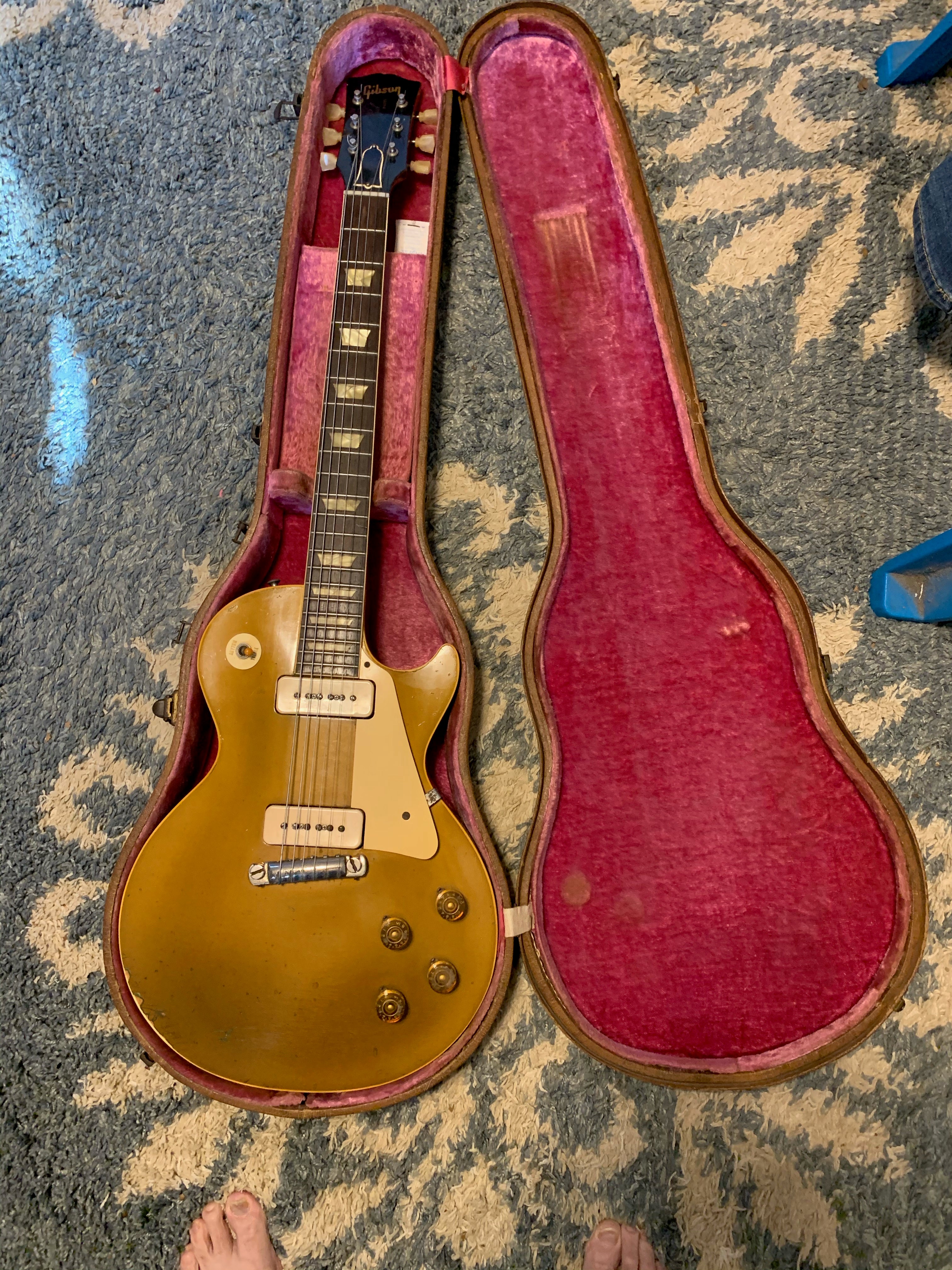 Vintage 1950s 1954 Gibson Les Paul goldtop appraisal