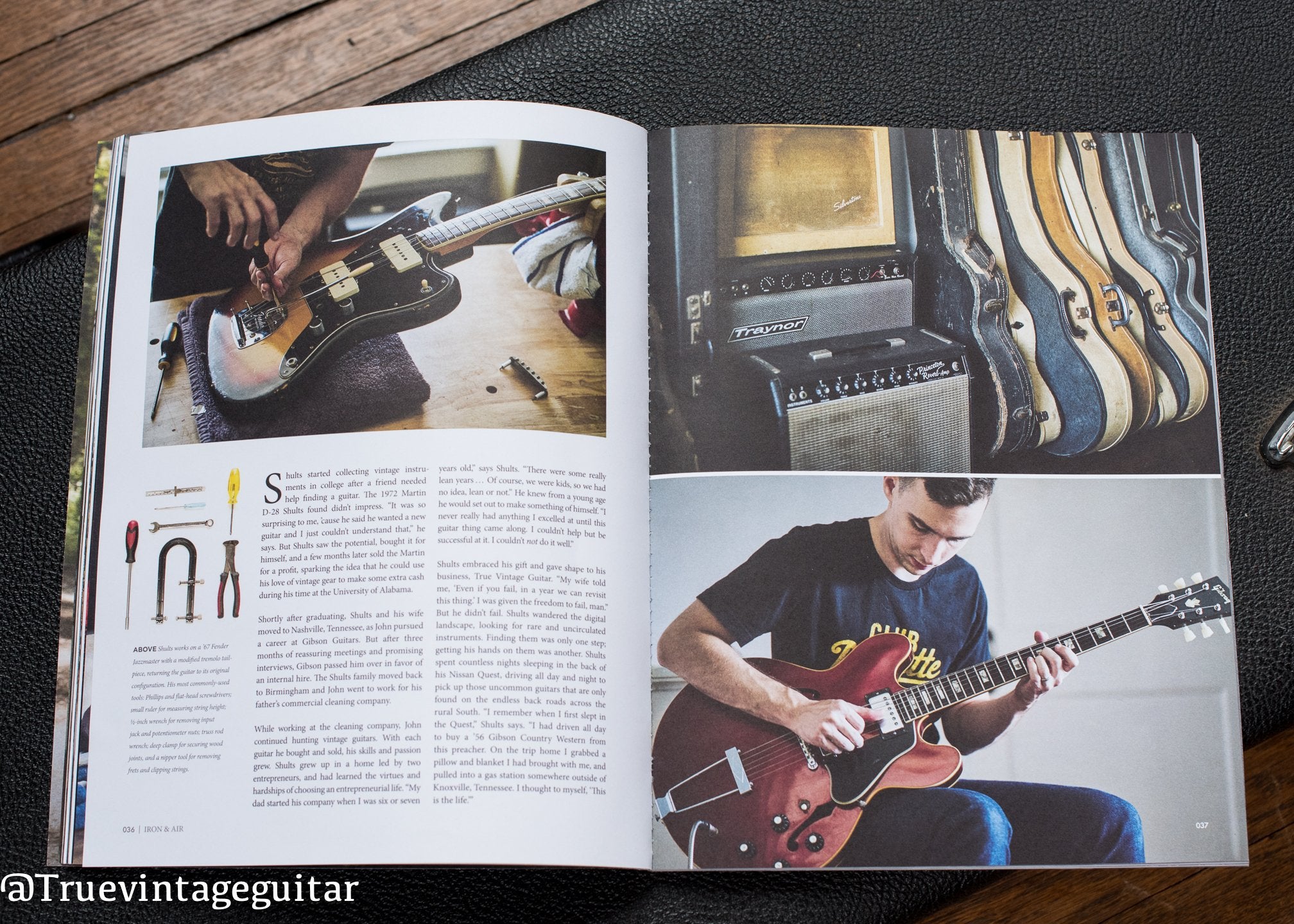 True Vintage Guitar in Iron & Air's Issue #034