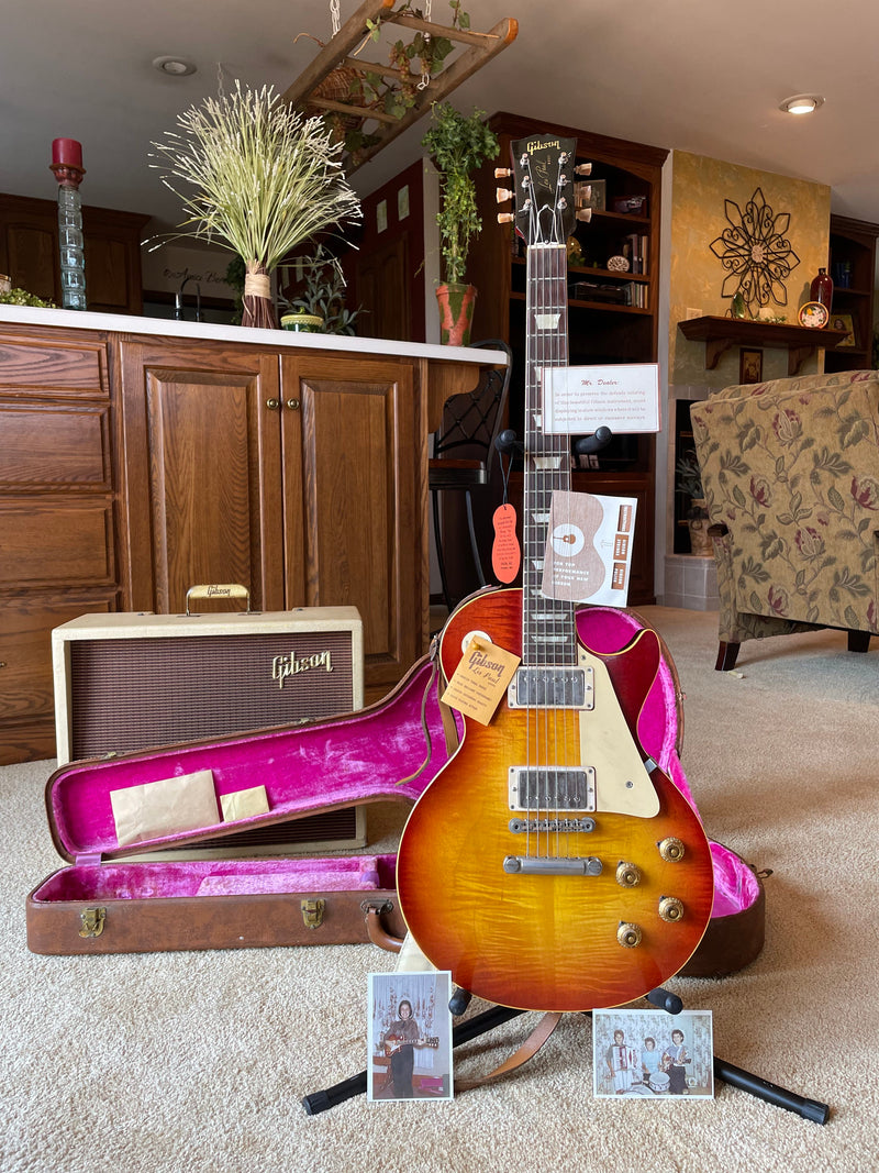Gibson Les Paul Standard 1960 original vintage real Burst with hang tags and original case.