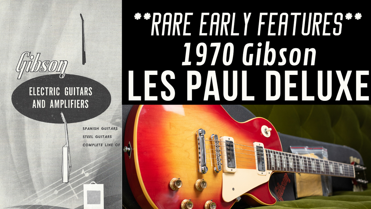 Vintage Gibson Les Paul guitar: 1970 Gibson Les Paul Deluxe Vintage Gibson Les Paul guitar: 1970 Gibson Les Paul Deluxe