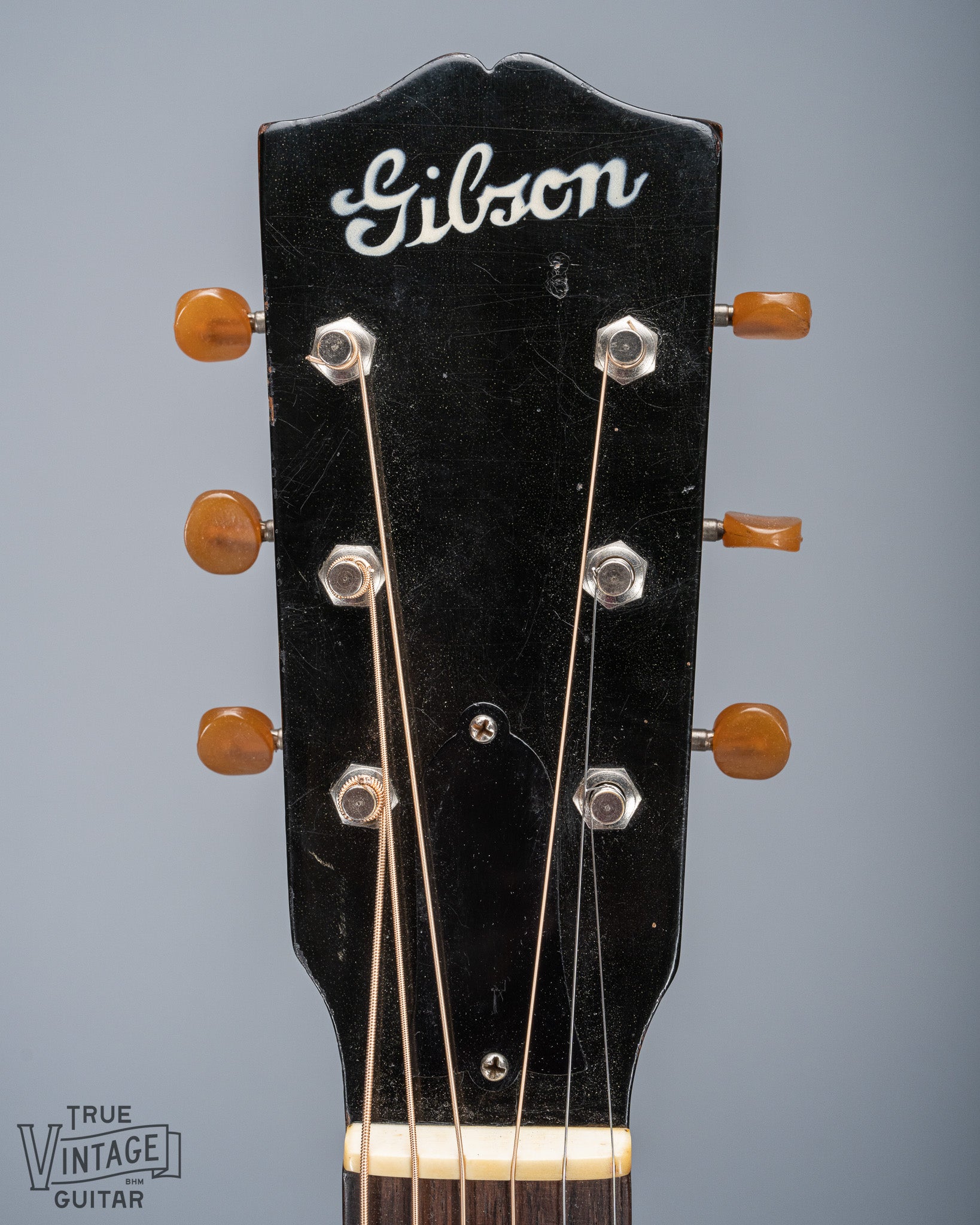 1939 Gibson J35 Sunburst Script Gibson Logo