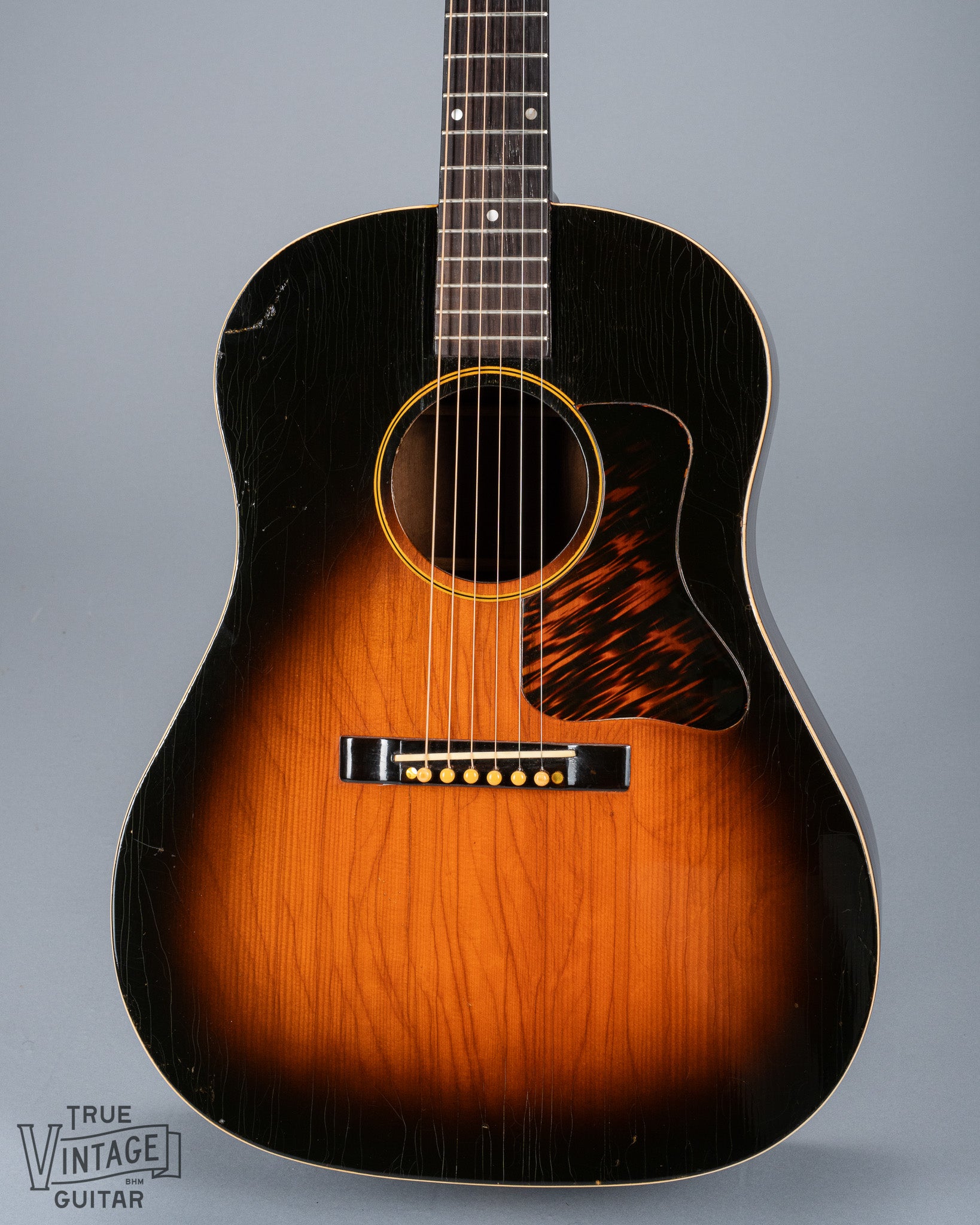 1939 Gibson J35 Sunburst Front of Body