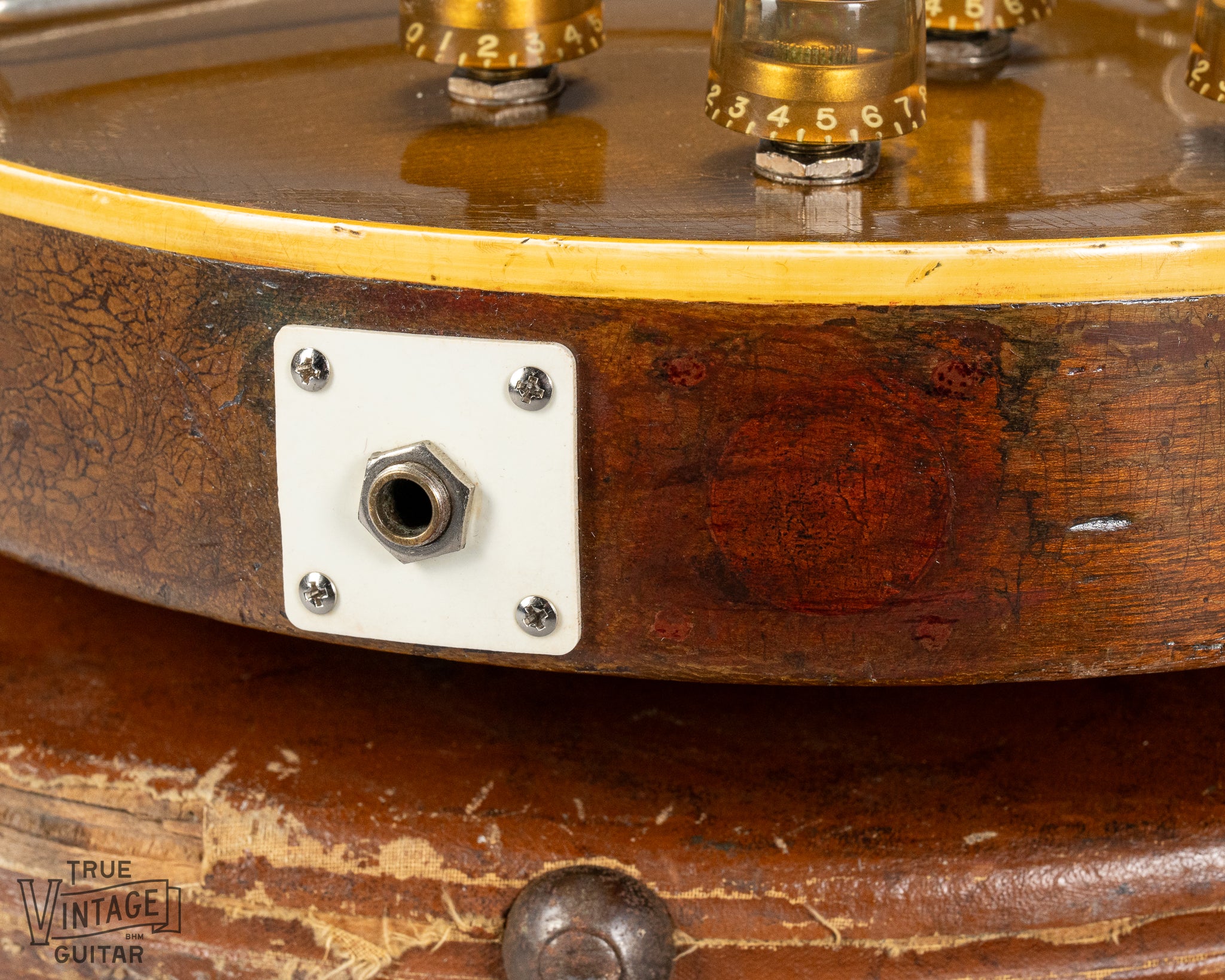 1952 Gibson Les Paul Goldtop output jack repair 