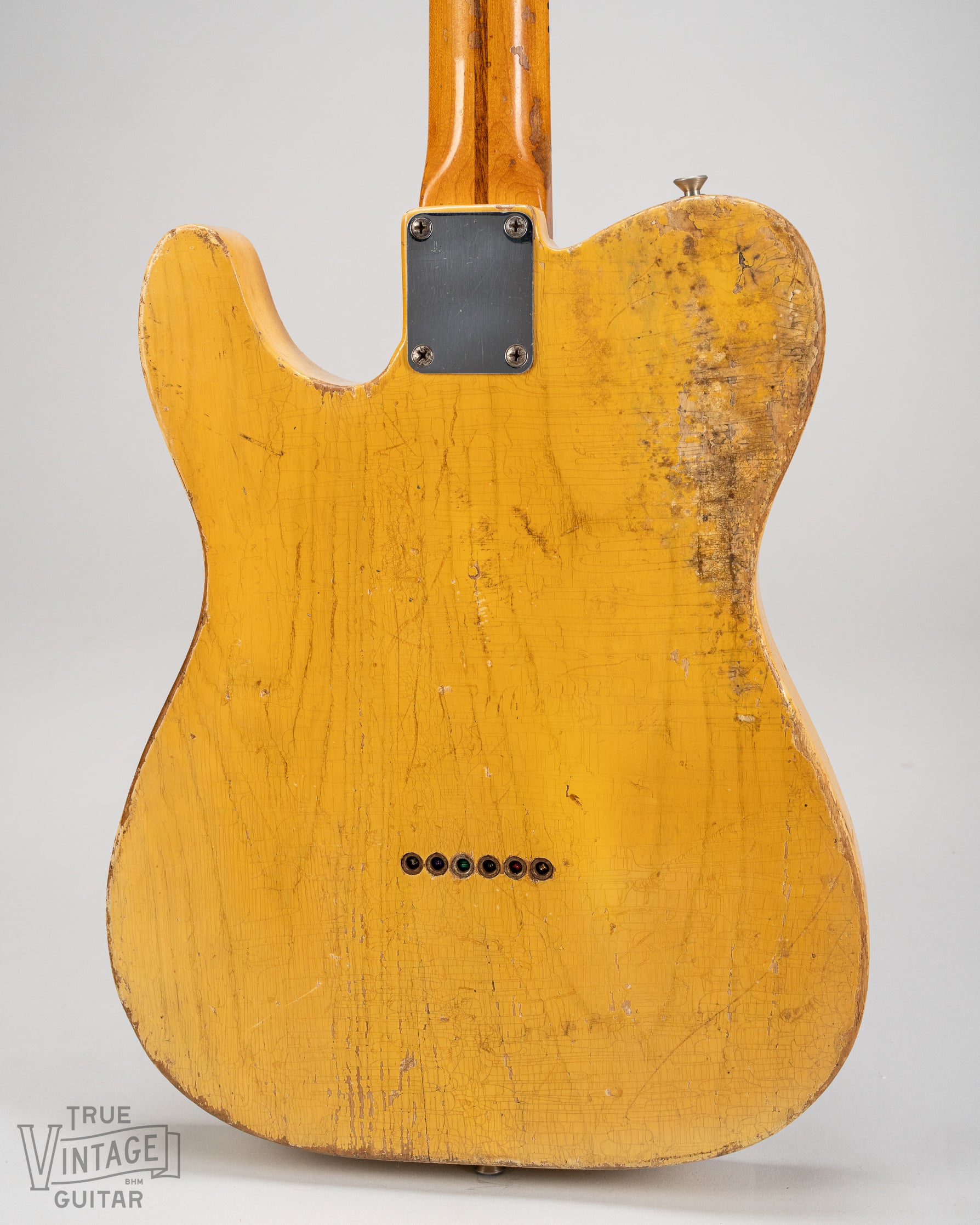 Back of body blonde finish