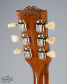 back of 1954 Gibson Les Paul Standard Goldtop guitar neck headstock serial number tuners mahogany 