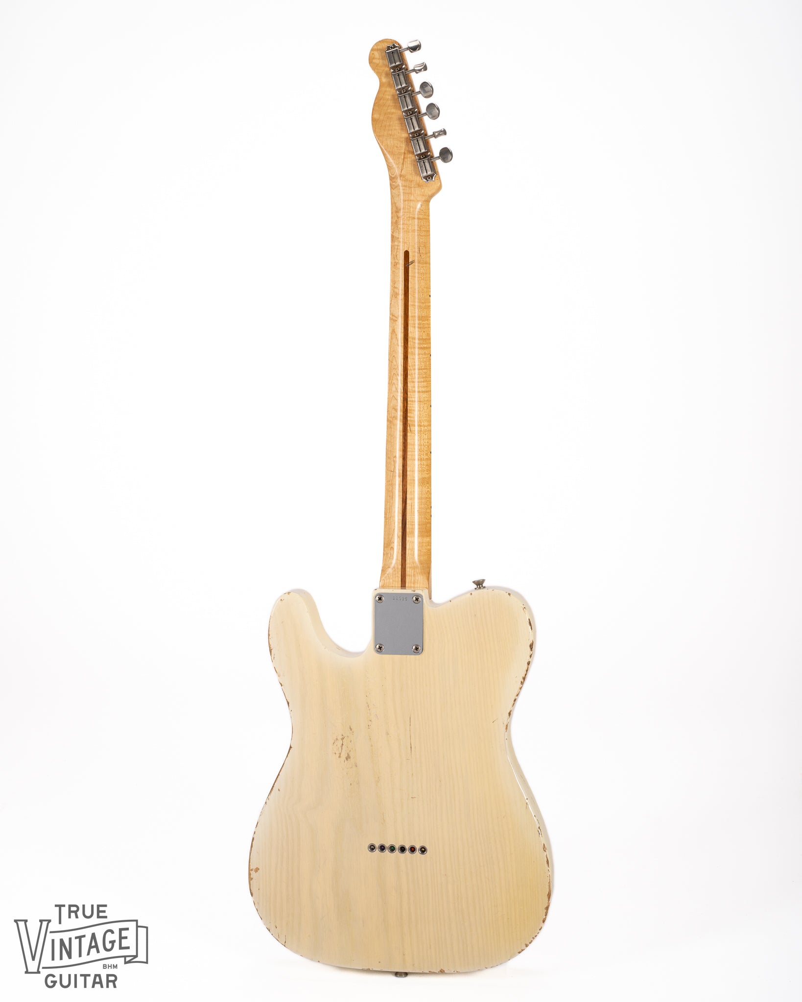 Back of 1956 Fender Telecaster Blond