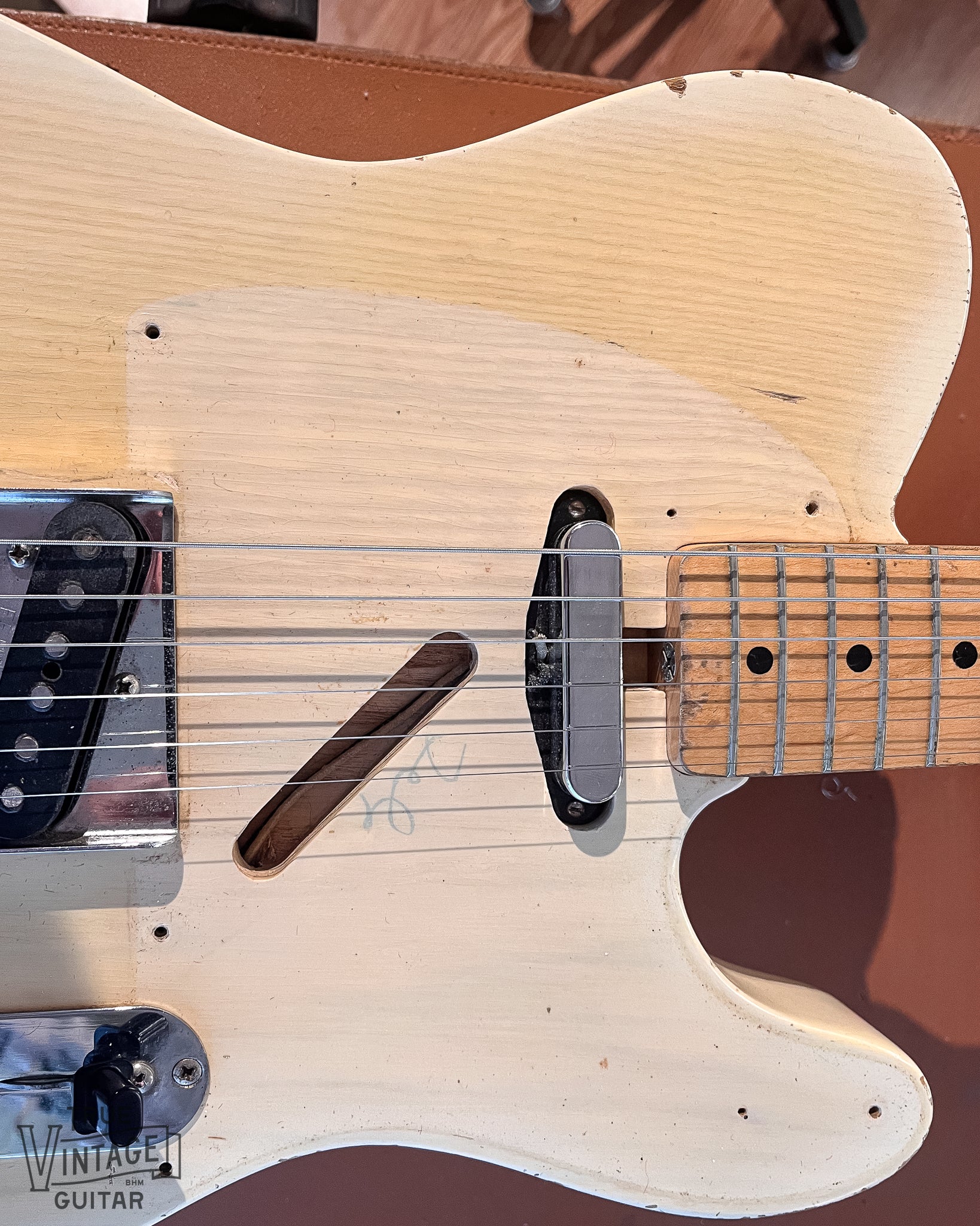 1956 Fender Telecaster Underneath Pickguard