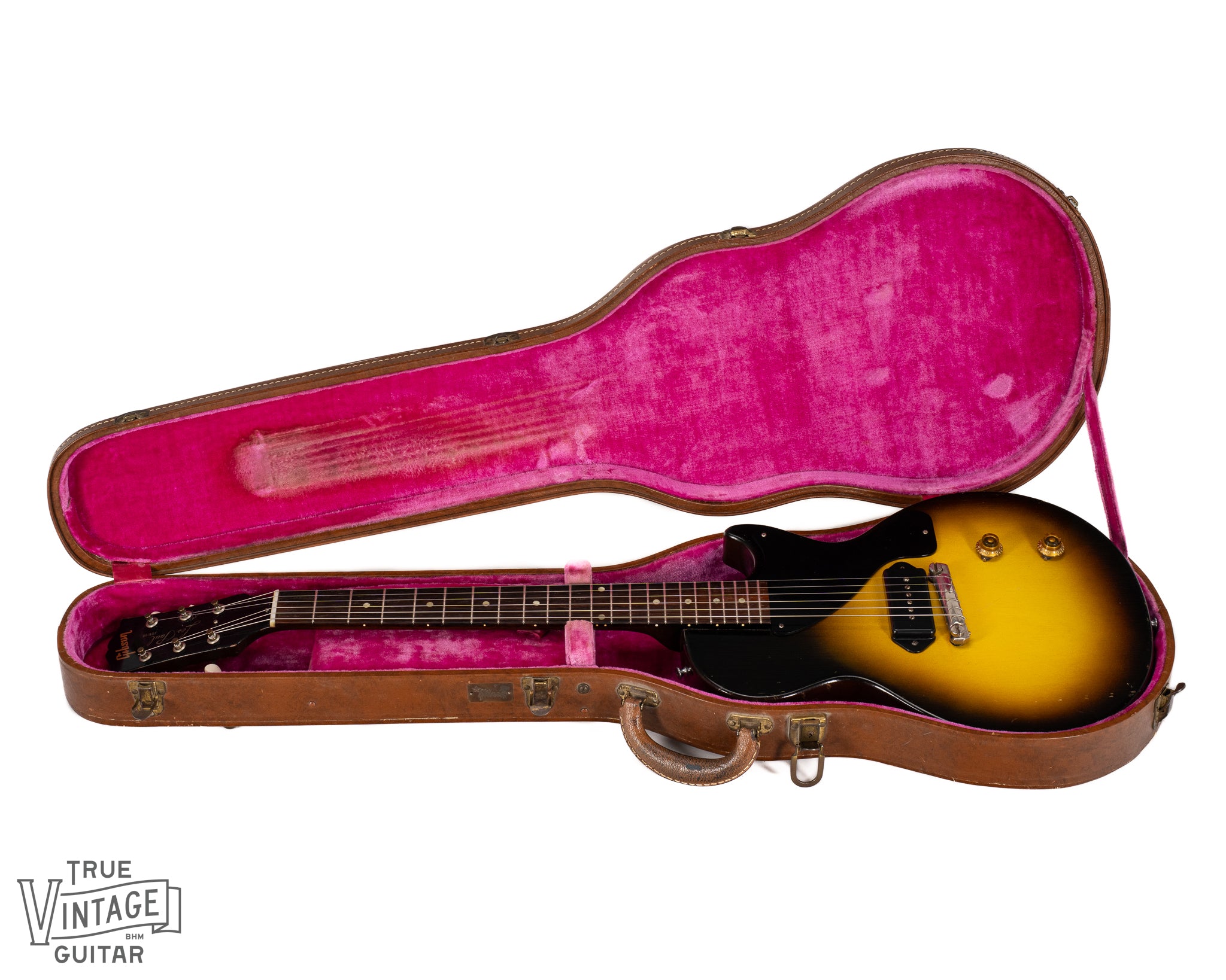 1956 Gibson Les Paul Junior Sunburst – True Vintage Guitar