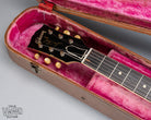 1956 Gibson Les Paul Special TV Yellow guitar headstock and neck in original case