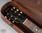 1956 Gibson Les Paul TV Model guitar headstock in original case