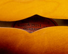 Orange oval label with serial number of 1959 Gibson ES-335