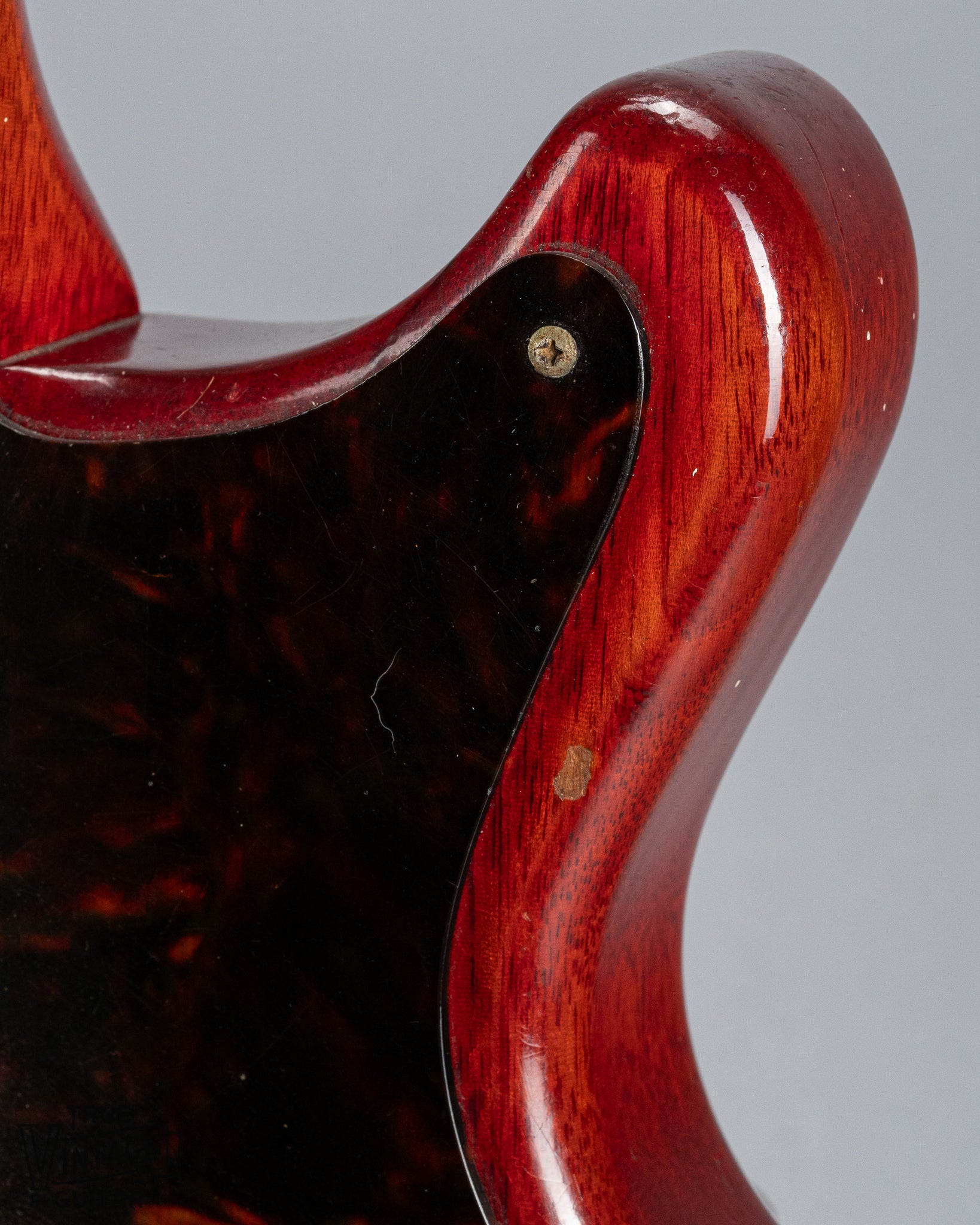 1959 Gibson Les Paul Junior cherry guitar horn cutaway red tortoise pickguard 