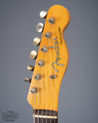 Front of 1959 Fender Telecaster Custom Sunburst Headstock and Logo