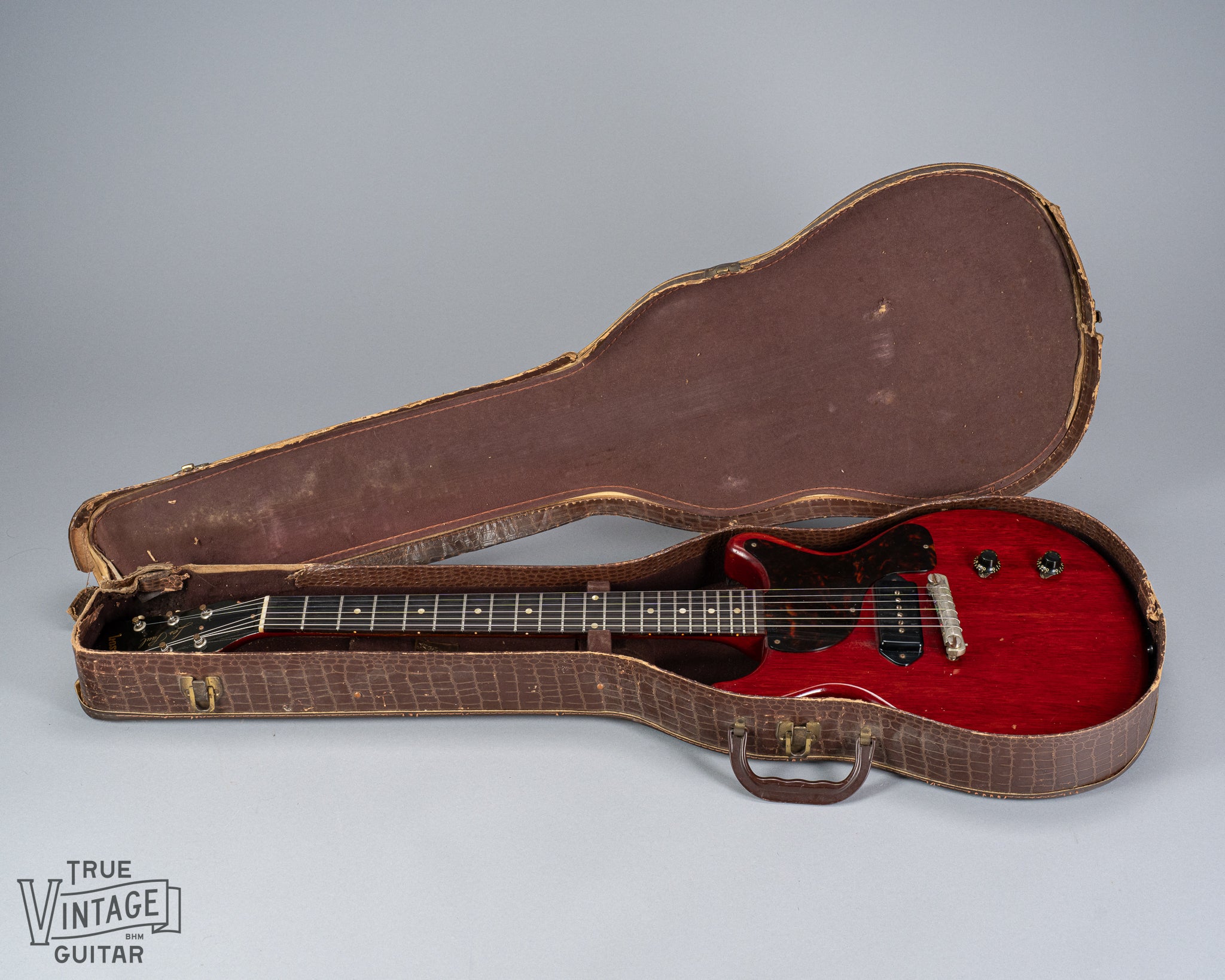 1959 Gibson Les Paul Junior cherry guitar original gator case red guitar gibson