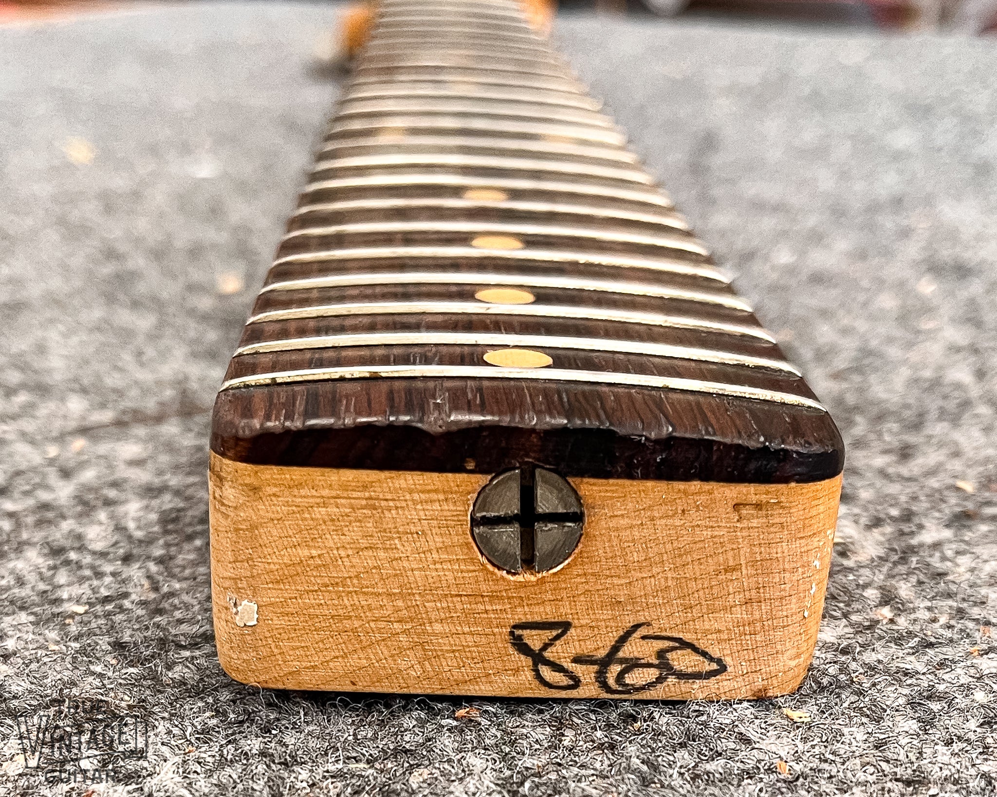 Olympic White 1960 Fender Telecaster Neck heel date 