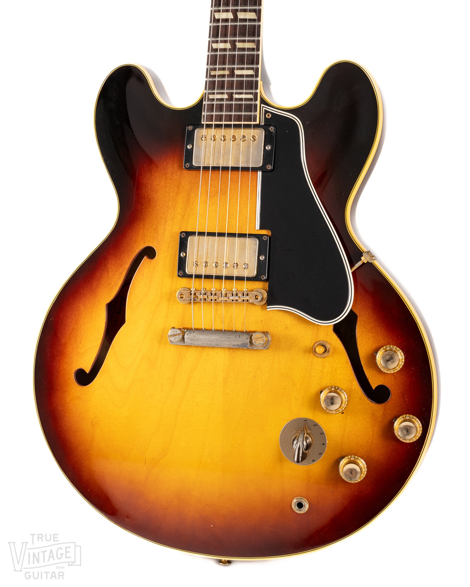 Front of 1960 Gibson ES-345 Sunburst