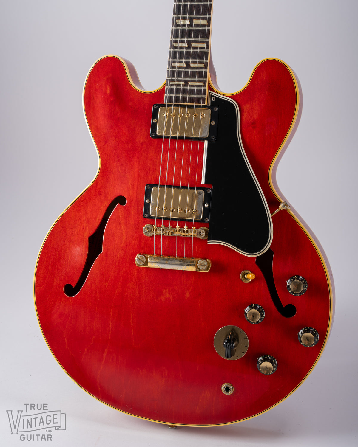 1960 Gibson ES-345TD Watermelon/Long Guard/Stop Tail – True 