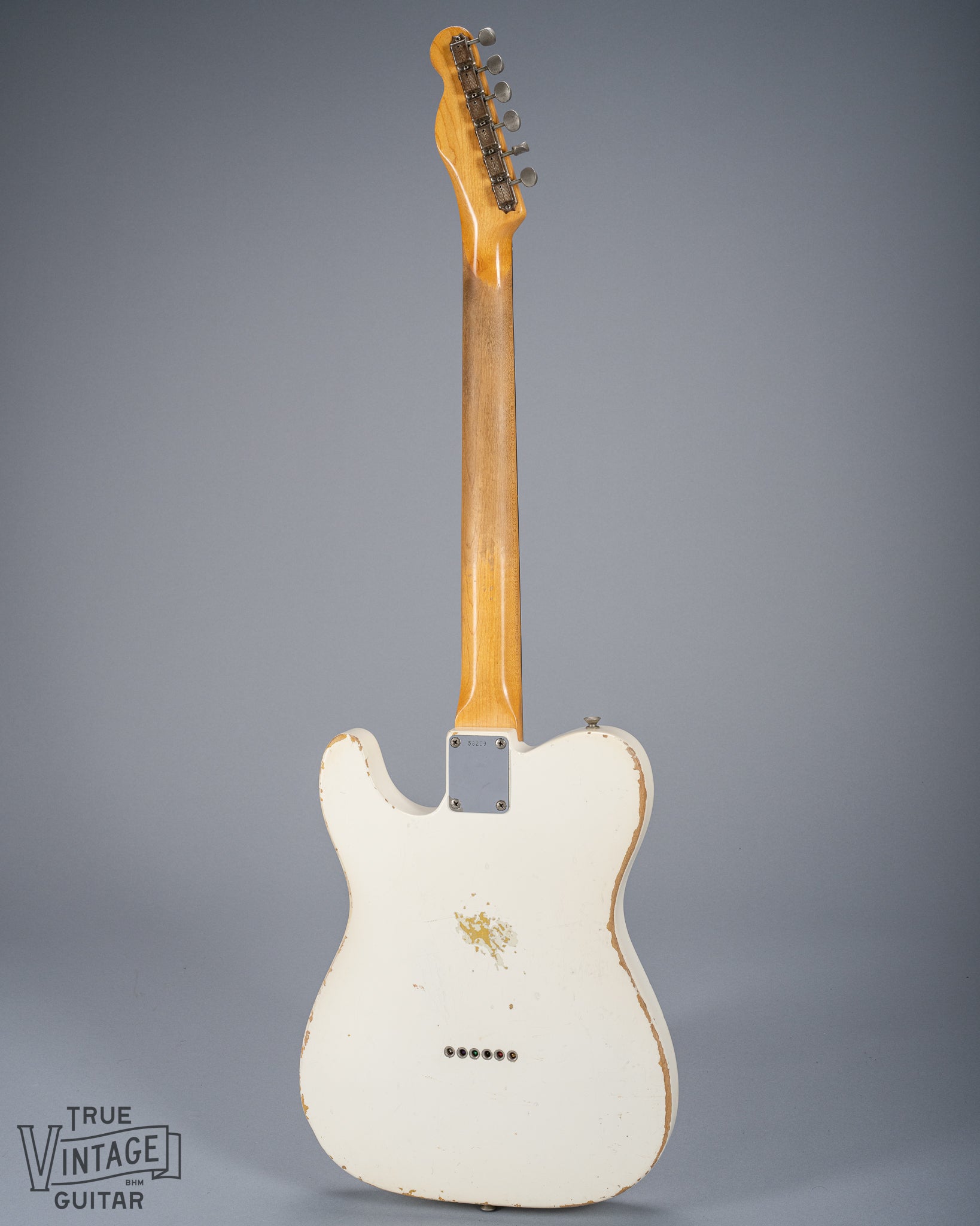 Back of Olympic White 1960 Fender Telecaster