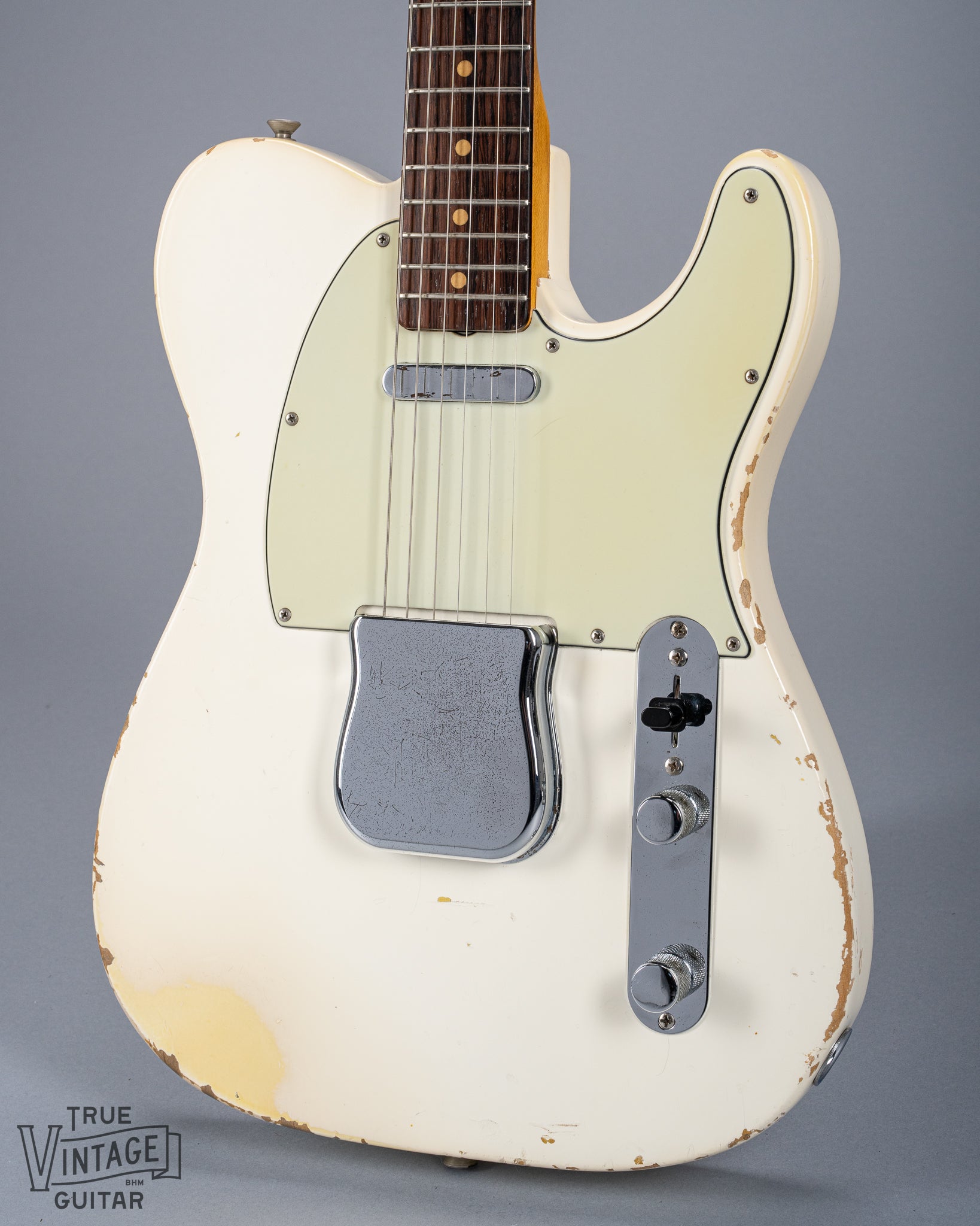 Front of Olympic White 1960 Fender Telecaster Body 