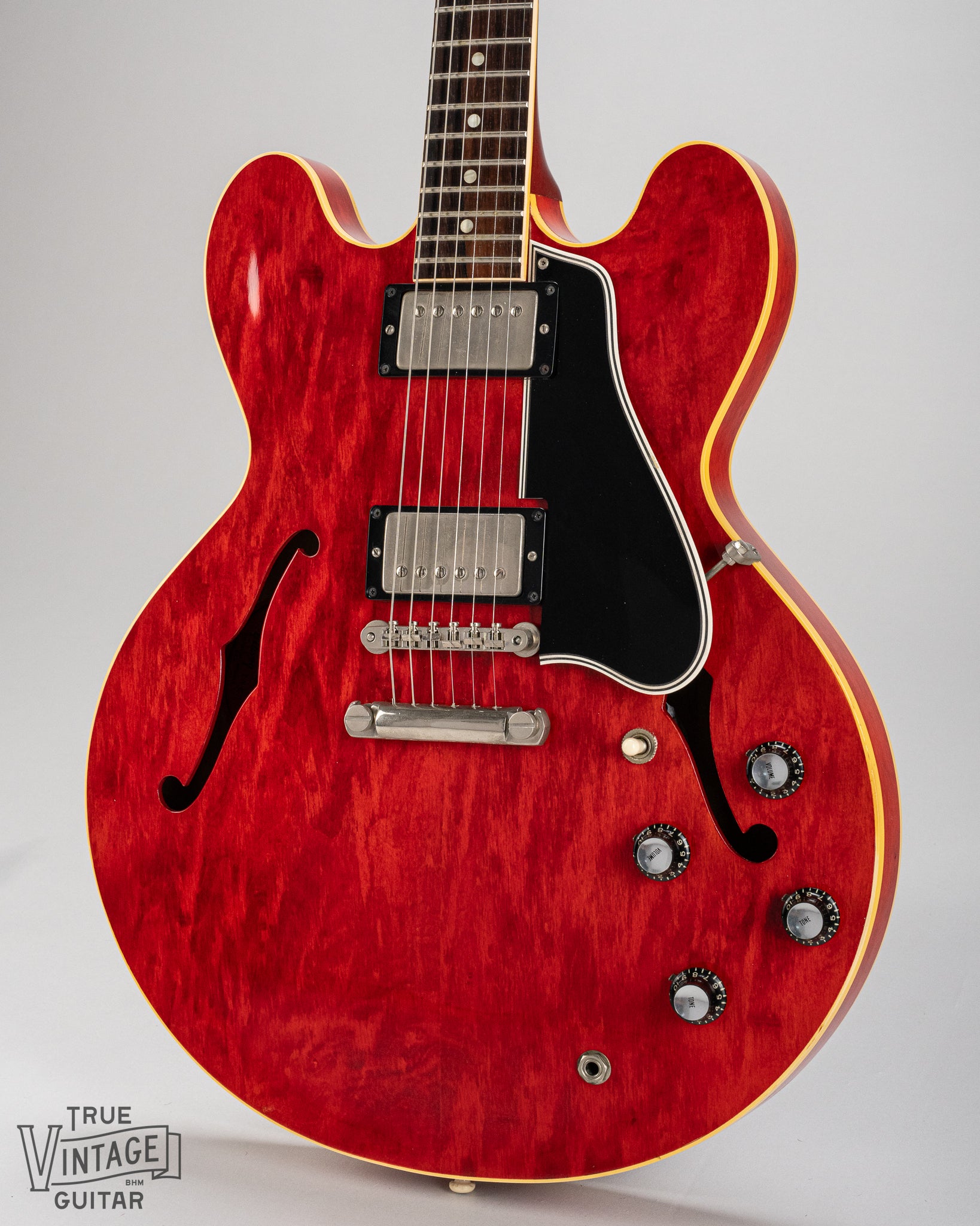 1960 Gibson ES-335 Cherry Red Long Guard – True Vintage Guitar