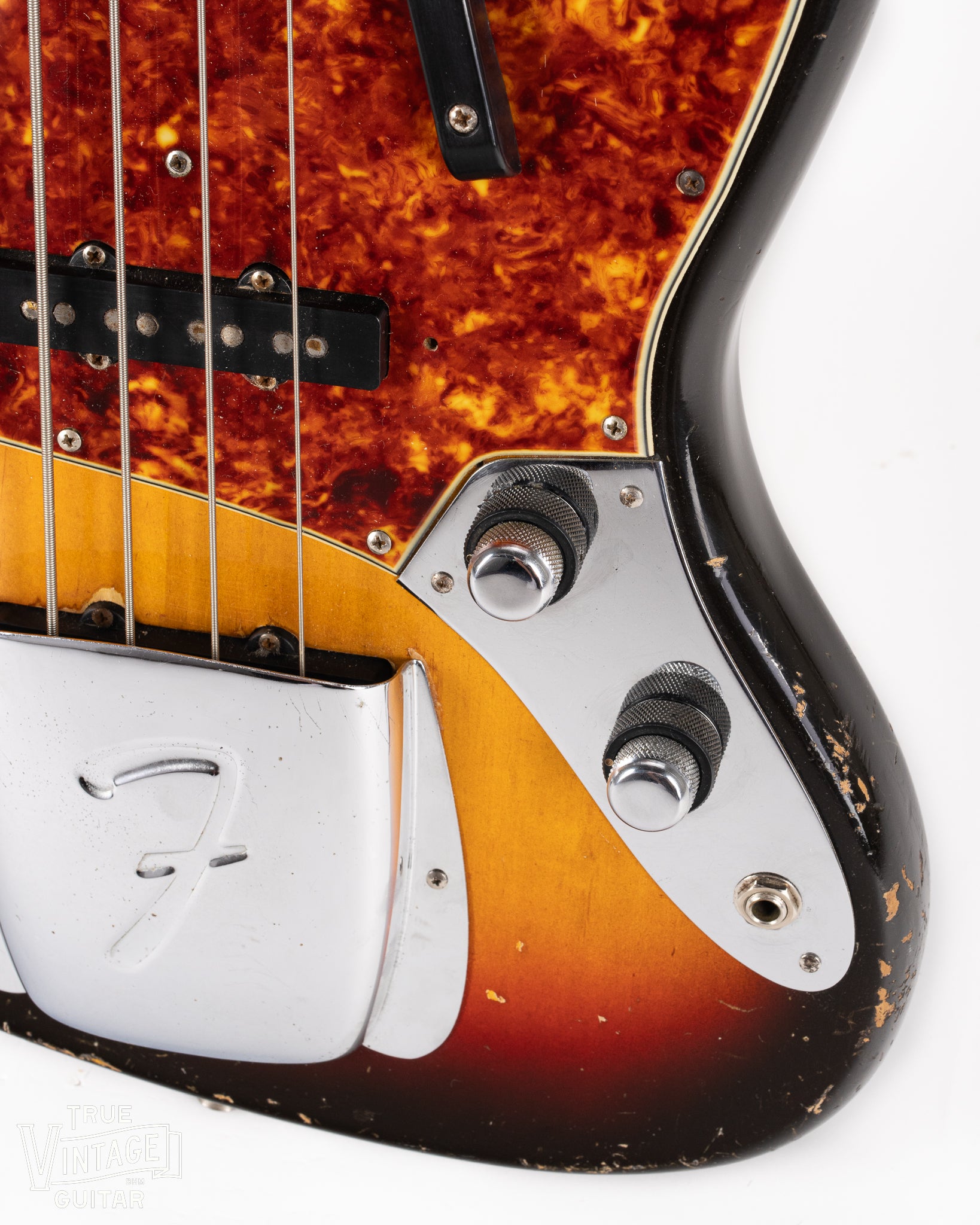 1961 Fender Jazz Bass Sunburst – True Vintage Guitar