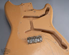 1960 Fender Musicmaster desert sand guitar body control cavity