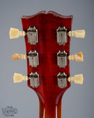 Back of 1961 Gibson Les Paul Standard Neck and Headstock Serial Number Original Tuners and Buttons Cherry 