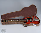 Full Front of 1961 Gibson Les Paul Standard Cherry in Original Case 