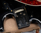 1962 Fender Jazz Bass custom color black custom color guitar tortoise shell pick guard neck pocket and screw holes