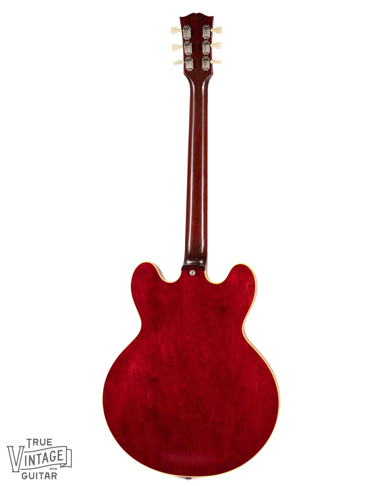 Back of 1963 Gibson ES-335 Cherry 