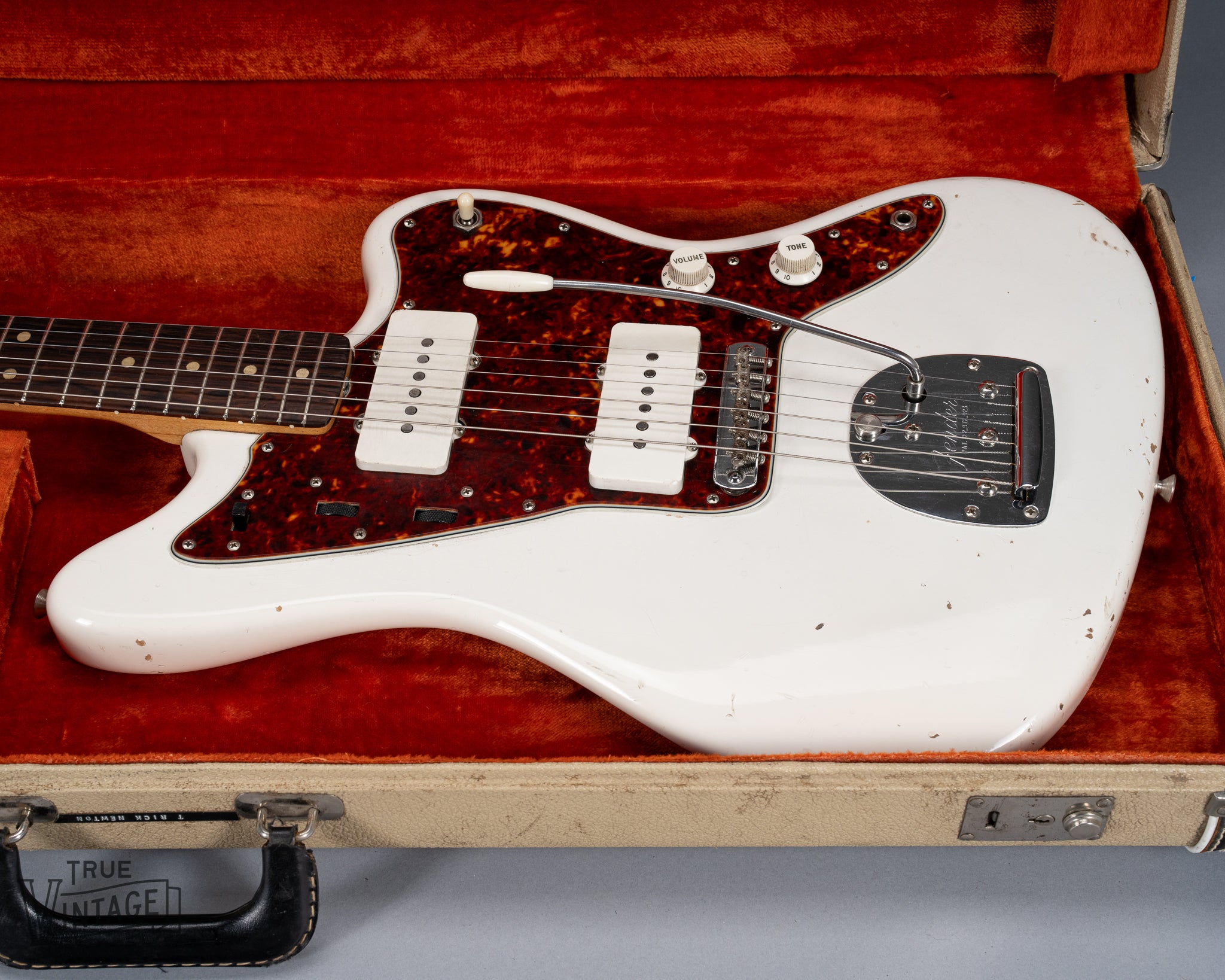 1963 Fender Jazzmaster Olympic White – True Vintage Guitar