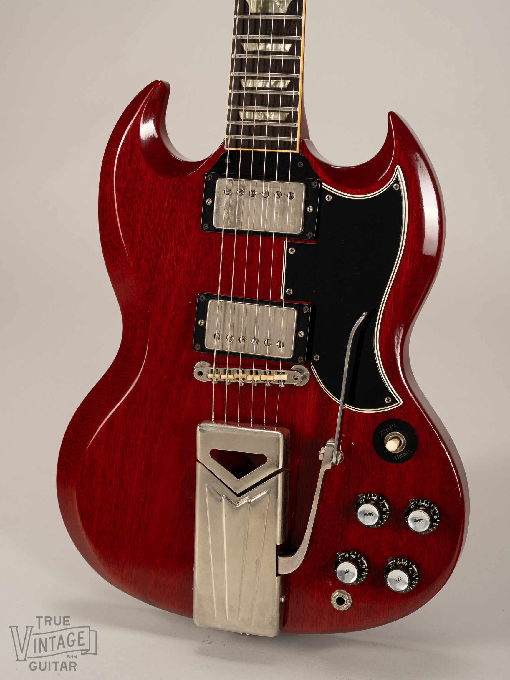Find the year of an old Gibson SG guitar