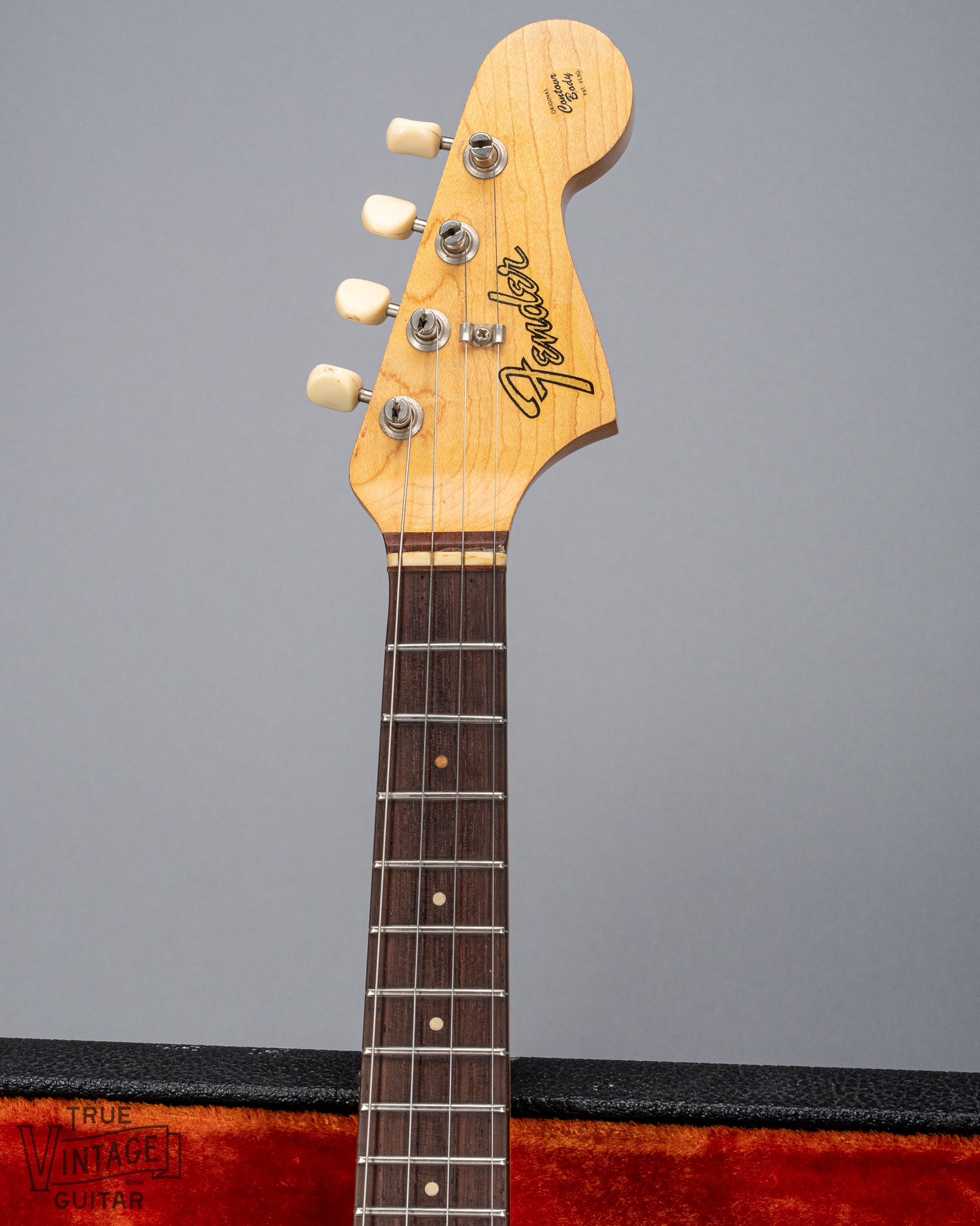 1965 Fender Electric Mandolin Sunburst guitar mandolin neck and headstock original Fender logo