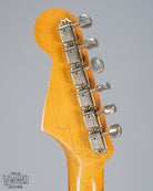 back of 1965 Fender Stratocaster Sunburst guitar headstock tuning machines