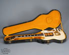 1965 Gibson SG Custom white guitar three pickup with Bigsby B5 vibrato tailpiece original case