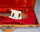 1965 Fender Mustang Red guitar body original case 