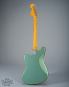 back of 1966 Fender Jazzmaster Blue Ice Metallic Custom Color Guitar neck and headstock