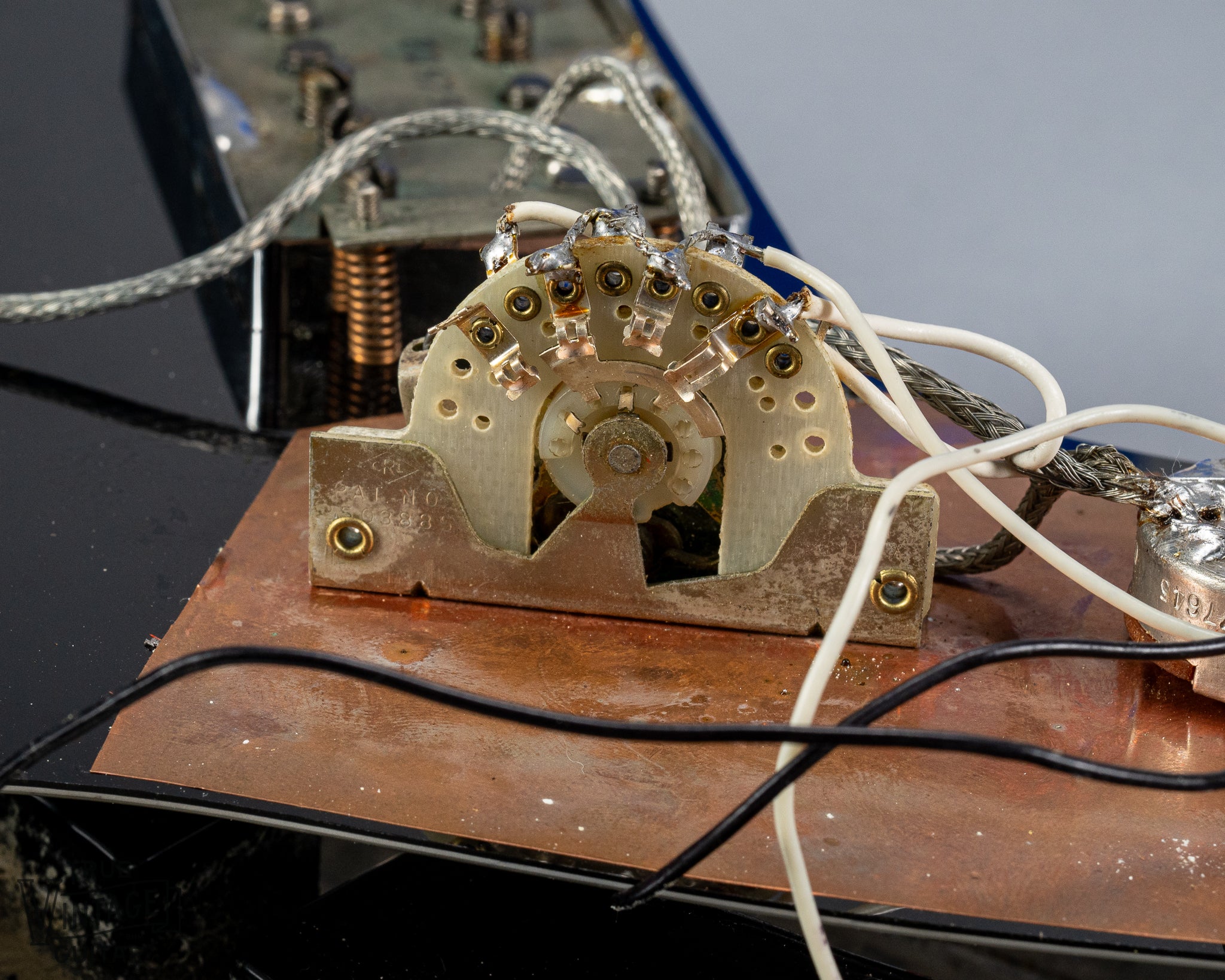 1978 Fender Telecaster Thinline Black guitar switch