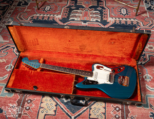 1966 Fender Jaguar Lake Placid Blue Slab Board