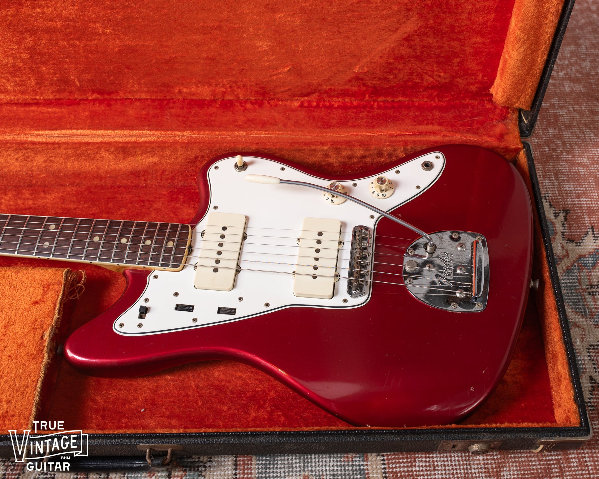 1966 Fender Jazzmaster Candy Apple Red Metallic – True