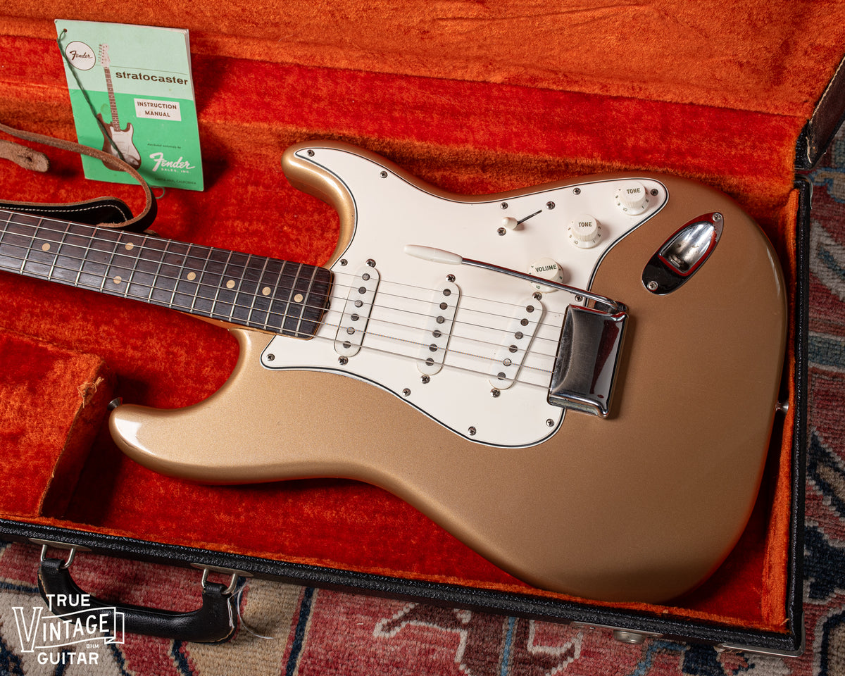 Firemist Gold 1960 Fender Stratocaster Firemist Gold Factory Refinish 1965 – True ...