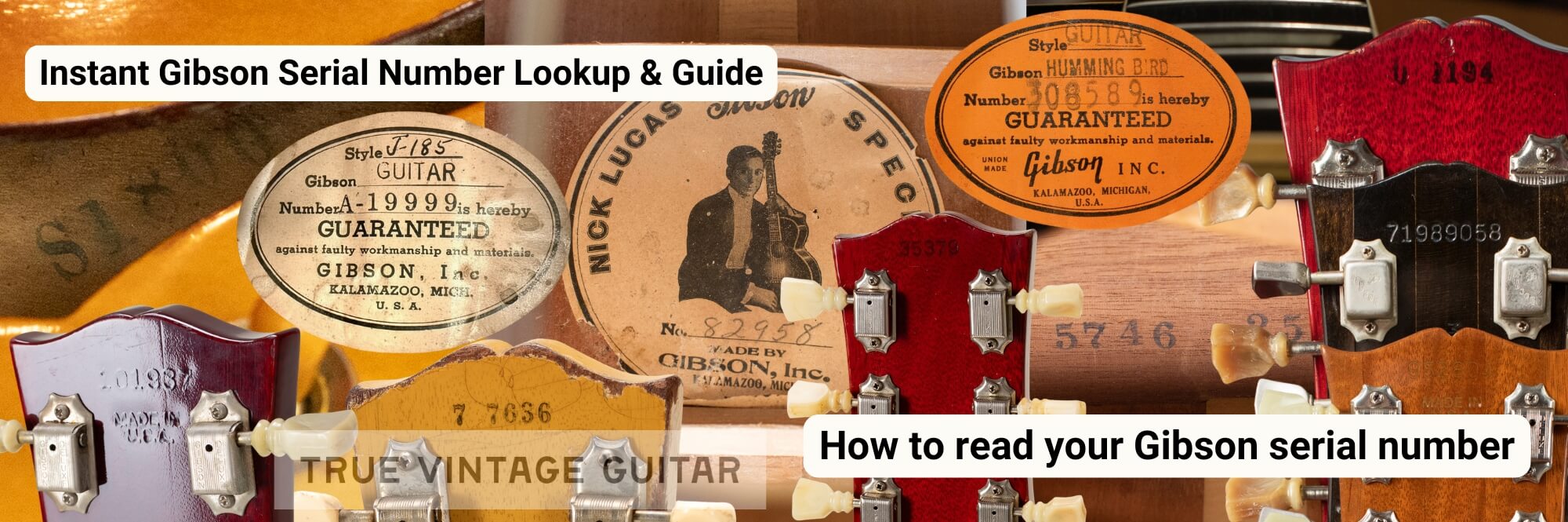 Gibson Serial Number Lookup & Guide – True Vintage Guitar