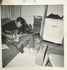 Original Owner with 1963 Gibson ES-335 Cherry and Gibson Maestro Reverb Echo, June 1963