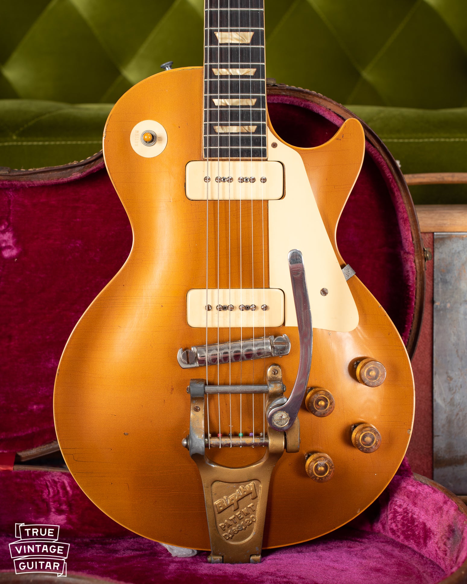 1953 Gibson Les Paul Goldtop Bigsby – True Vintage Guitar