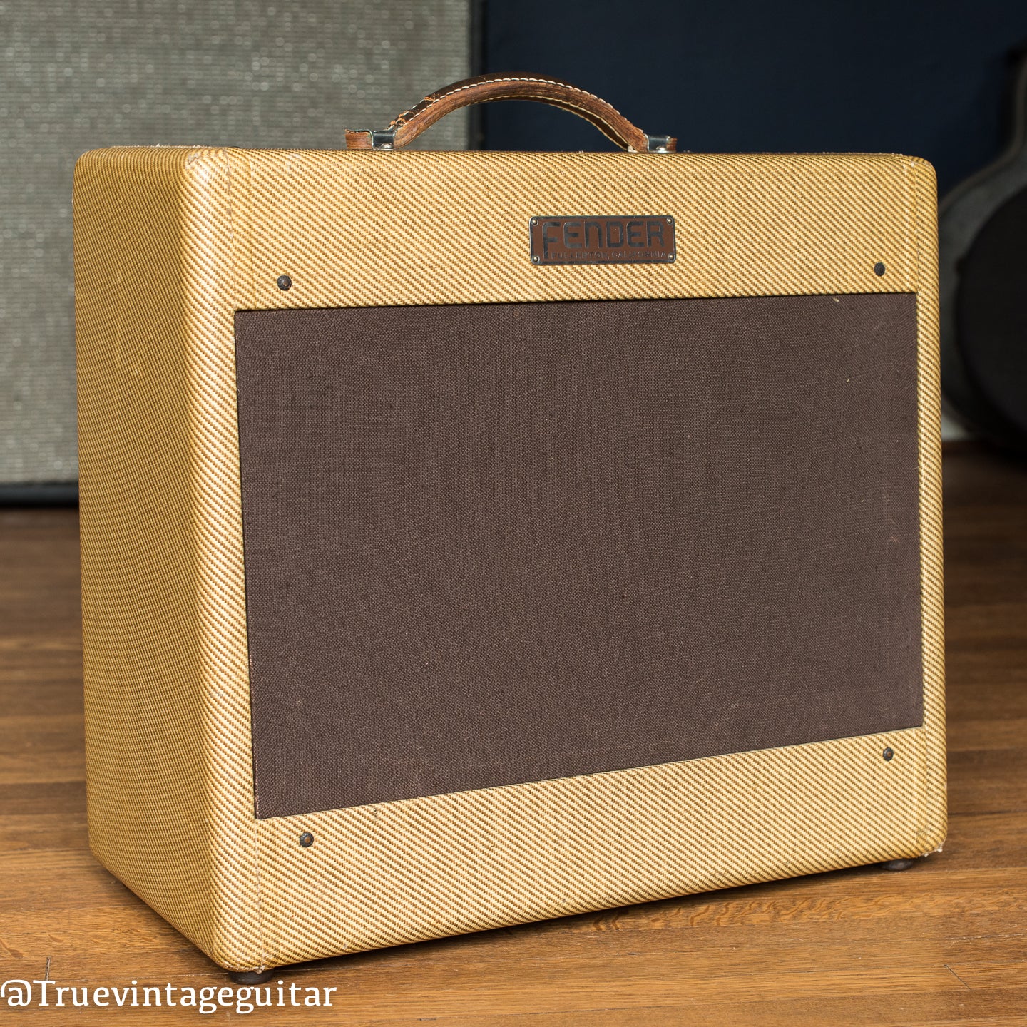 Vintage 1953 Fender Deluxe Amplifier, tweed