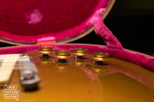 Original volume tone knobs, Vintage 1954 Gibson Les Paul goldtop