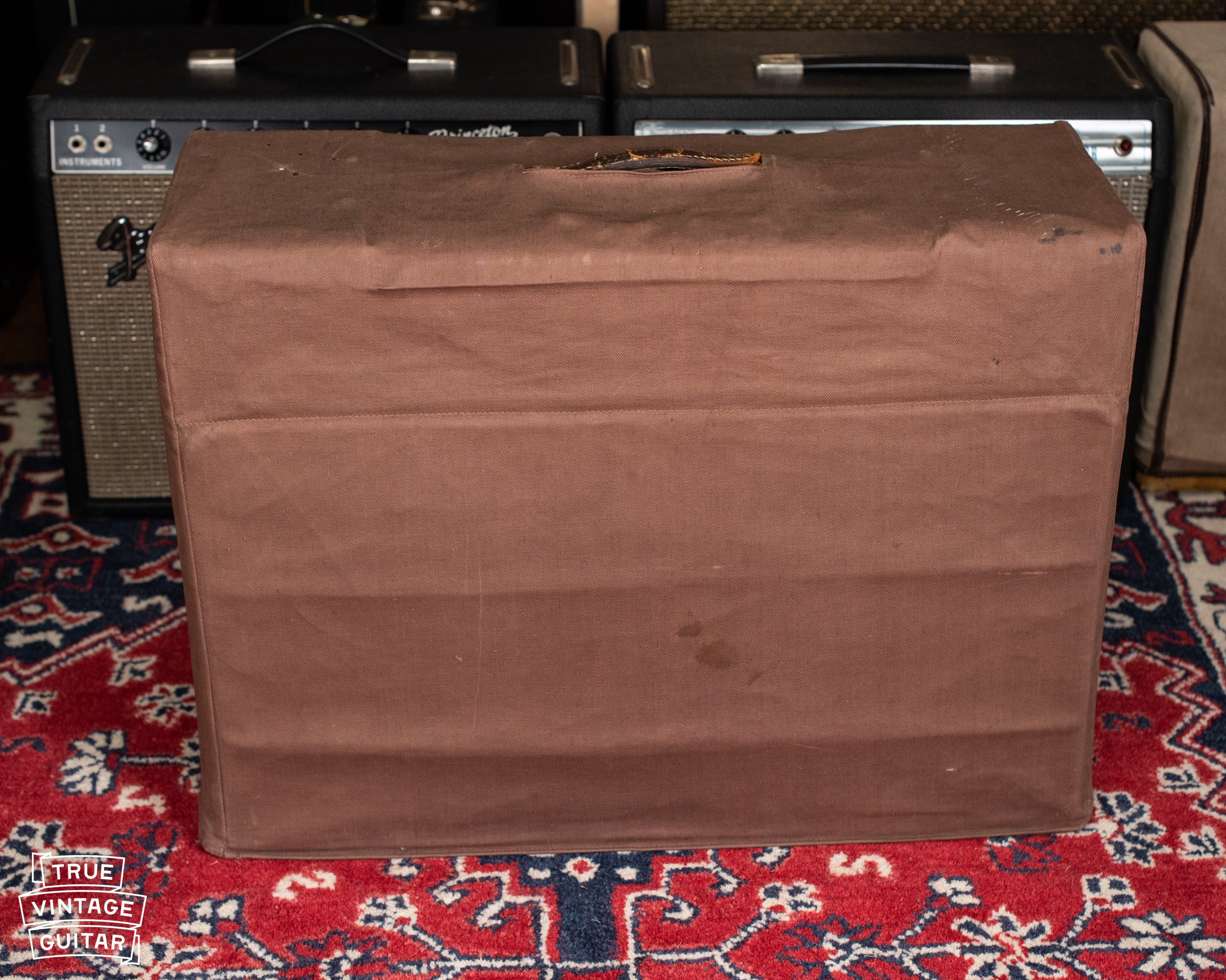 1950s Gibson GA-55 canvas cover